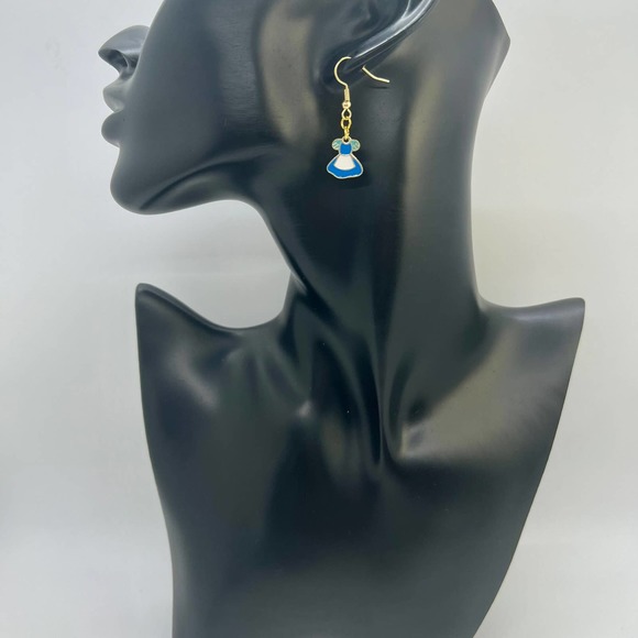 Princess Dress Earrings - Snow White, Cinderella, Alice in Wonderland - Picture 4 of 10